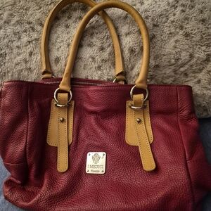 REAL Red Leather I MEDICI Tote Bag